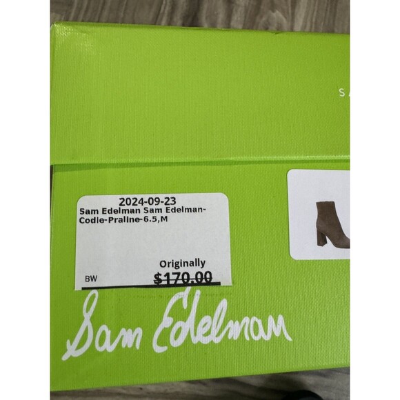 Sam Edelman Women's Codie Booties Size 6.5M Praline Suede - Picture 7 of 9